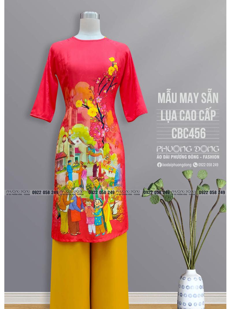 Áo Dài Cách Tân Lụa Cao Cấp CBC456